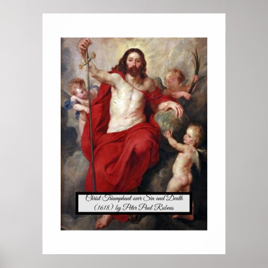 Poster Christ triomphant de la mort (Devant)