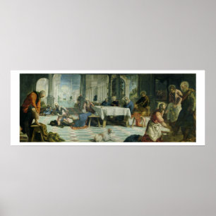 Poster Christ Washing the Disciples' Feet, c.1547