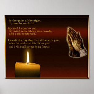 poster Christelijke gebed