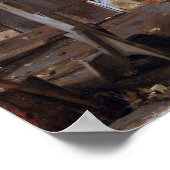 Poster Christen Dalsgaard Un atelier de charpentier (Coin)