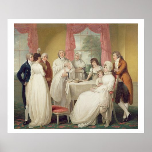 Poster Christening of the Heir, c.1799 (Devant)