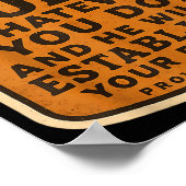 Poster Christian Bible Commit To The Lord Whatever You Do (Coin)