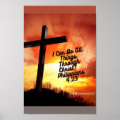 Poster Christian Bible verse (Devant)