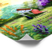 Poster Christian Bible Verse Écriture Girl Chat (Coin)