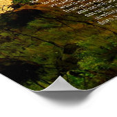 Poster Christian Bible Verse Lac Paysage Créationarts (Coin)