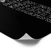 Poster Christian Blessed Papa Fête des pères croisée (Coin)