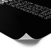 Poster Christian Blessed Papa Fête des pères croisée (Coin)