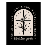 Christian cite juste une fille qui aime Jésus noir