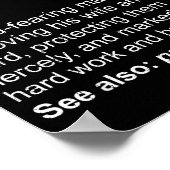 Poster Christian Dad Definition Fathers Day Dad  (Coin)