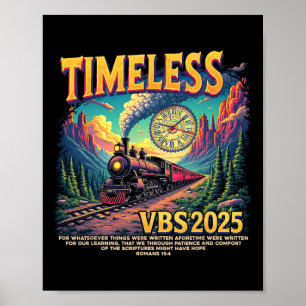 Poster Christian Été Timeless Vbs 2025 Nous À travers Pat