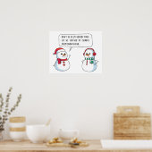 Poster Christian Faith Apologtics Snowman - Noël (Cuisine)