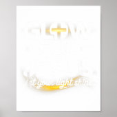 Poster Christian Glow For Jesus Let Your Light Shine Fait (Devant)
