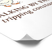 Poster Christian Goose Walking By Faith Tripng Constantly (Coin)