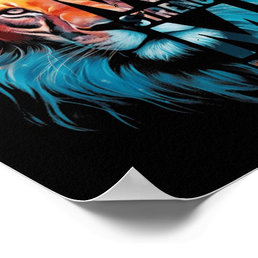 Poster Christian I Can Do All Thing Through Christ Lion F (Coin)