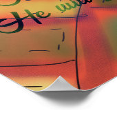 Poster Christian King James Bible Verse Jean 16:23 (Coin)