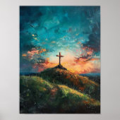 Poster Christian Life, Digital Christian Painting, Christ (Devant)