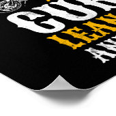 Poster Christian Motorcycle Vie Vous Jette Une Courbe (Coin)