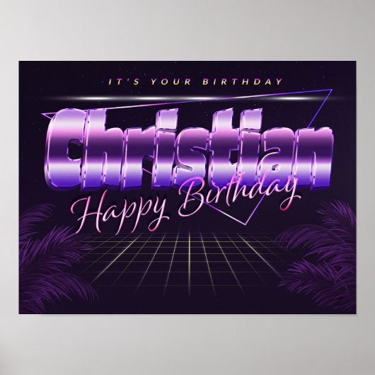 Poster Christian Name (Devant)