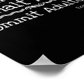 Poster Christian Novelty Shirt-don Commit Adultery Bible (Coin)