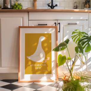 Poster Christian Nursery Decor Silly Goose
