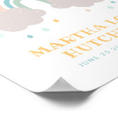 Poster Christian Pour Cet Enfant Rainbow Birth Stats (Coin)