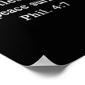 Poster Christian Shirts A Restless Mind His Peace Worship (Coin)