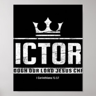 Poster Christian T Chemise Femmes Hommes Victoire En Jé