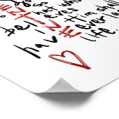 Poster Christian Valentines Jean 3_16 Pour Dieu Si Aimé L (Coin)