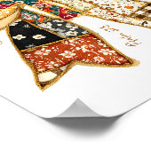 Poster Christian Verse Bible Jesus Coquette Bow Patchwork (Coin)