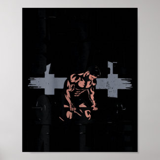 Poster Christian Workout Jesus Christ Saved My Life Gym G