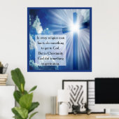 Poster Christianisme (Bureau à domicile)