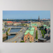 Poster Christiansborg Palace Tower Vue sur le Stock Excha (Devant)