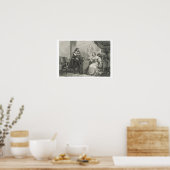 Poster Christina (1626-89) Reine de Suède, d'une série (Cuisine)