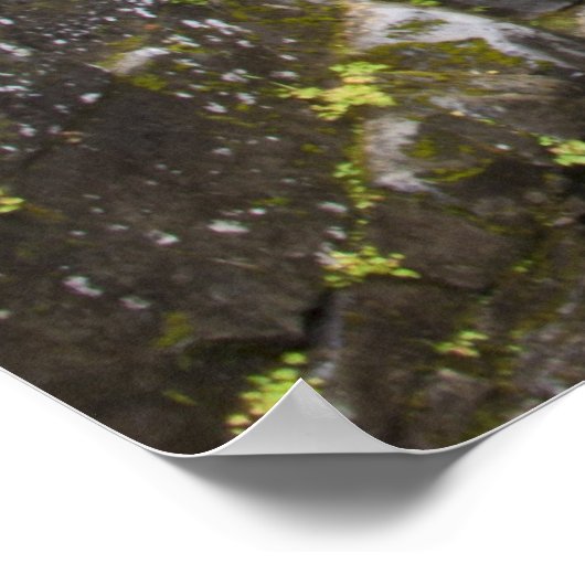 Poster Christine Waterfall HDR Imprimer avec texte écrit (Coin)