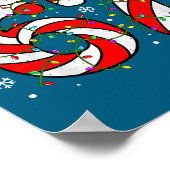 Poster Christmas 67 Candy Cane Six Seven Meme Lights Sant (Coin)