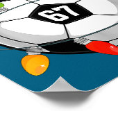 Poster Christmas 67 Meme Soccer Ball Santa Hat Funny Xmas (Coin)