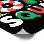 Poster Christmas 67 Squad Funny Candy Cane Lights Holiday (Coin)