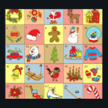 Poster Christmas Advent : Collection d'éléments Doodle<br><div class="desc">Calendrier de l'Avent de Noël.Grande collection d'éléments de doodles de Noël. Conception pour la décoration de vacances d'hiver. Calendrier de l'Avent de Noël avec des éléments de doodle mignons. Préparez-vous pour les amusement d'hiver. Calendrier de l'Avent de Noël avec doodles pour la décoration d'hiver. calendrier, avent, noël, homme, arbre, hiver,...</div>
