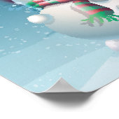 Poster Christmas and New Year greeting card with the imag (Coin)