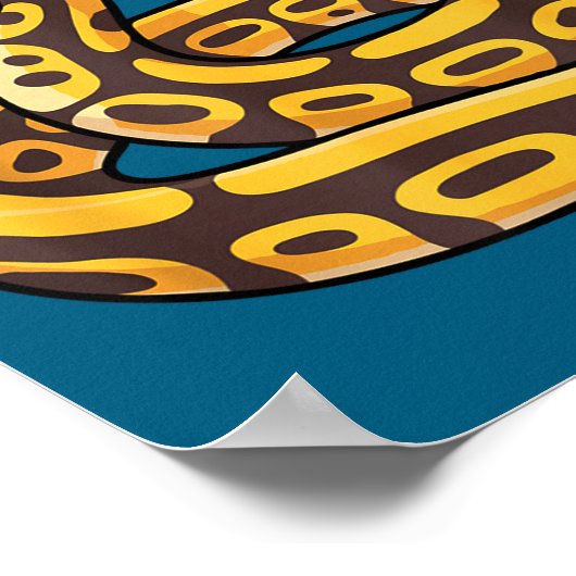 Poster Christmas Ball Python Ugly Xmas Sweater Snake Love (Coin)