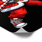 Poster Christmas Baseball Player Santa Funny Xmas Boys Me (Coin)