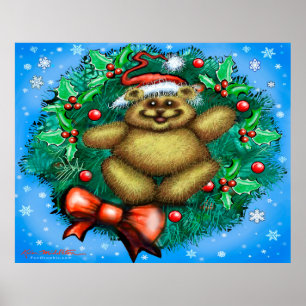 Poster Christmas Bear