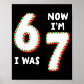 Poster Christmas Birthday 6 To 7 Age Upgrade Candy 67 Mem (Devant)