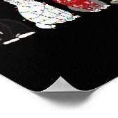 Poster Christmas Chat Fun Chat Amoureux de les chats Chat (Coin)