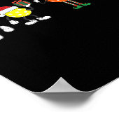 Poster Christmas Ckleball Player Xmas Santa Reindeer Elf (Coin)