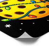 Poster Christmas Ckleball Santa Hat Lights Srts Xmas Paja (Coin)