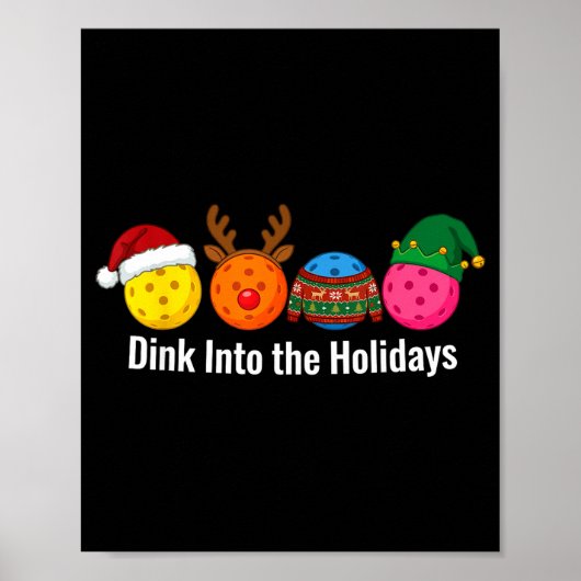 Poster Christmas Ckleball Santa Reindeer Elf Ugly Xmas Sw (Devant)