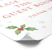 Poster Christmas Clothesline Sign Guest Book Baby Shower (Coin)