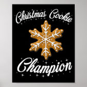 Poster Christmas Cookie Chamon Baker  (Devant)