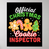 Poster Christmas Cookie Inspector Dad  (Devant)